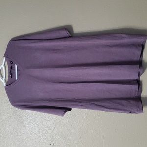 Travis Mathew VNeck T-Shirt Size XXL Heathered Purple Casual